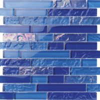 ALTTOGLASS   Pool Tile Bahama Bimini Brick Blend