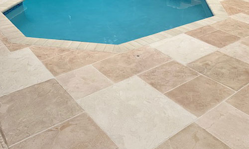 Pool Deck Travertine